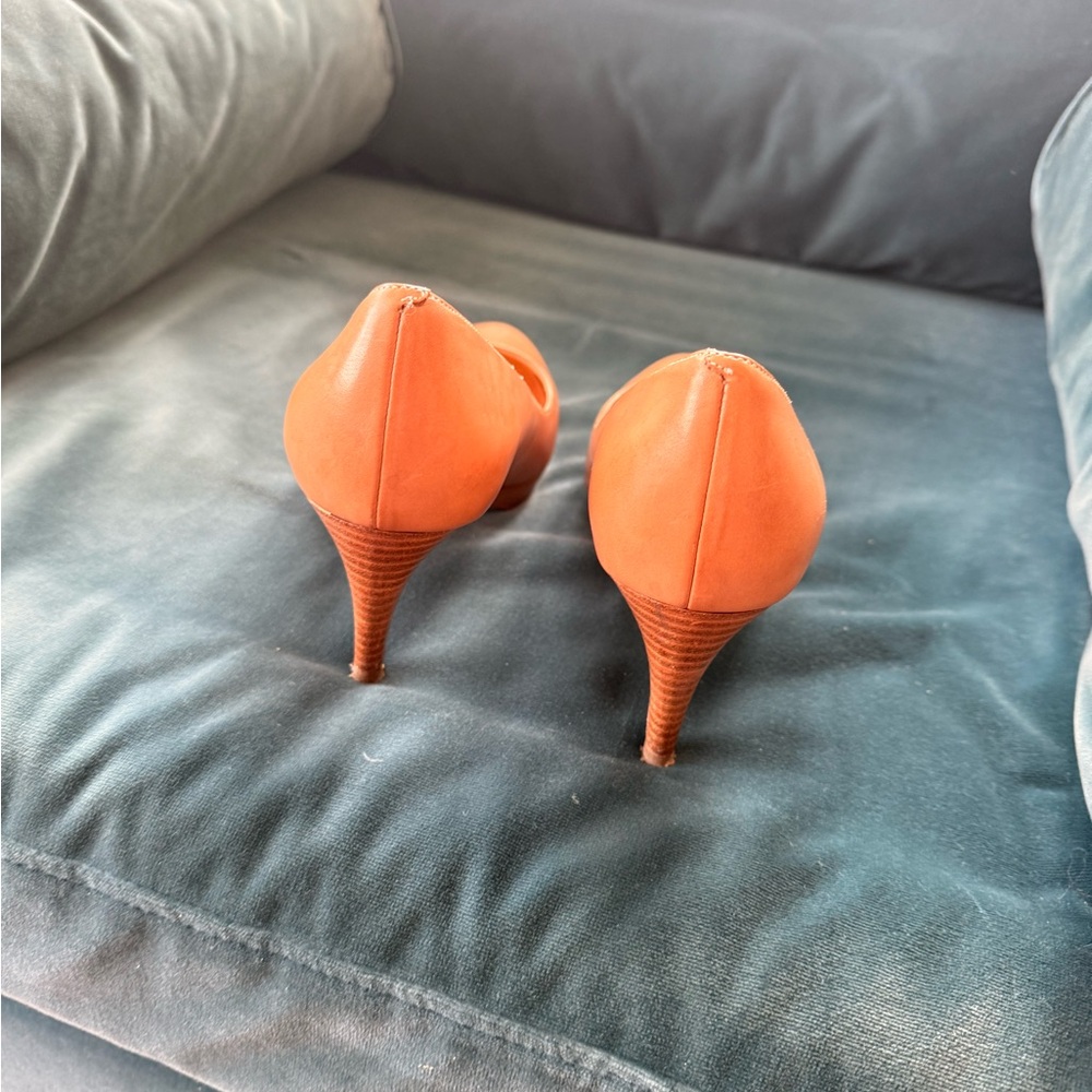 Cole Haan Tan Leather Heeled Pumps - Picture 7 of 13